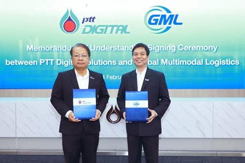 PTT Digital ผนึก GML สนับสนุนเทคโนโลยีดิจิทัล เสริมความแข็งแกร่งธุรกิจโลจิสติกส์ครบวงจร ตั้งเป้าประเทศไทยสู่การเป็นศูนย์กลางการขนส่งภูมิภาคอาเซียน 