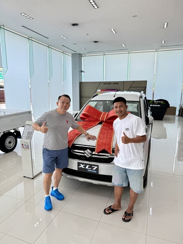 "รถถัง จิตรเมืองนนท์" เลือก SUZUKI XL7 ต้อนรับทายาทคนแรก!