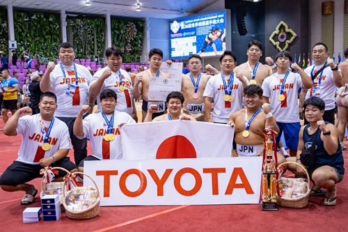 โตโยต้าร่วมสนับสนุนการแข่งขันซูโม่ชิงแชมป์โลก ประจำปี 2568 ที่ประเทศไทย ตอกย้ำมิตรภาพ ไทย – ญี่ปุ่น พร้อมส่งเสริมวัฒนธรรมกีฬาซูโม่ในระดับนานาชาติ