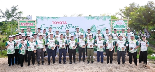 โตโยต้าเดินหน้ากิจกรรม "รวมพลังปลูกป่า เพื่อโรงงานแห่งความยั่งยืน" ขยายพื้นที่สีเขียว ณ โรงงานบ้านโพธิ์ จังหวัดฉะเชิงเทรา 