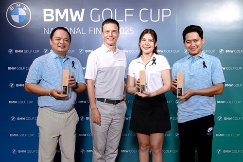 บีเอ็มดับเบิลยู ประเทศไทย เผยโฉมสามนักกอล์ฟแชมป์ BMW Golf Cup National Final 2025 พร้อมเป็นตัวแทนสู่เวทีระดับโลกที่สาธารณรัฐแอฟริกาใต้