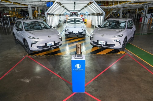 เอ็มจี สร้างประวัติศาสตร์ รับรางวัลรถยนต์ยอดเยี่ยม 3 ปีต่อเนื่อง NEW MG S5 EV รับรางวัล THAILAND EV OF THE YEAR 2025  
