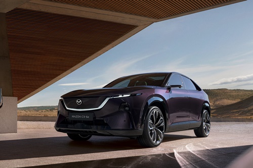มาสด้าเผยโฉมรถไฟฟ้า ALL-NEW MAZDA CX-6e ในงานมอเตอร์โชว์ 