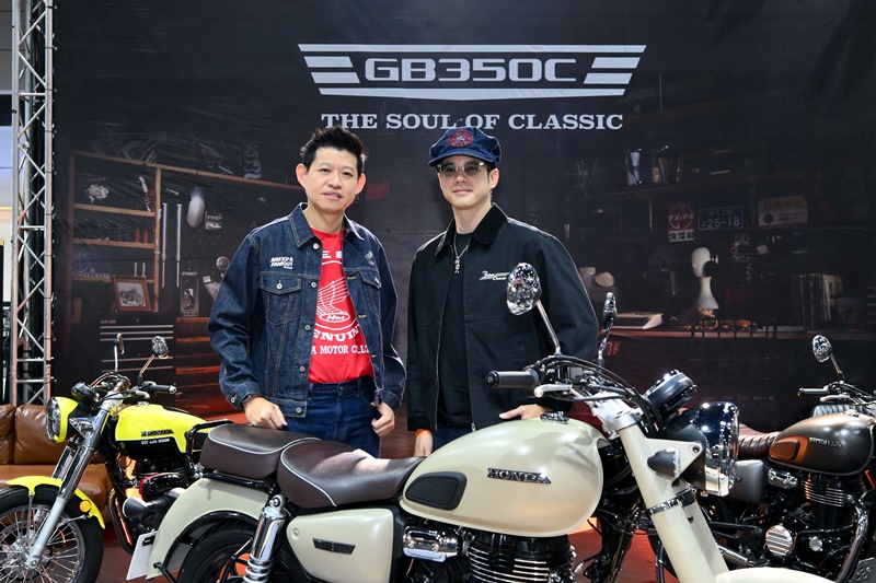 ฮอนด้าจัดเต็ม Bangkok Hot Rod Custom Show 2026 ดึง &ldquo;มาริโอ้&rdquo; ร่วมขบวนขี่ New Honda GB350C Limited Edition รถคัสตอมไบค์รุ่นพิเศษเพียงคันเดียวในโลก 