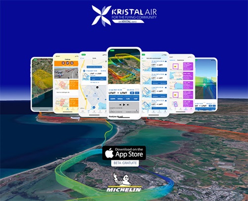 มิชลิน ร่วมกับ KRISTAL.aero เปิดมิติใหม่ของประสบการณ์ การบินเครื่องบินขนาดเล็กผ่านแอพพลิเคชั่น KRISTAL.air 