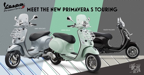 Vespa Primavera S 150 i-Get ABS Touring เวสป้าไฟกลมสุดคลาสสิกกับลุคทัวร์ริ่งใหม่ โดดเด่น พร้อมตอบทุกบริบทแห่งการเดินทาง