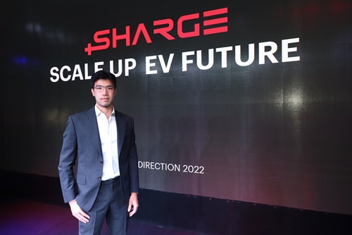 SHARGE กางโรดแมป Scale Up EV Future รับนโยบาย EV 1 ล้านคัน จับมือ 50 พันธมิตรขยาย EV Ecosystem เพิ่มสถานีชาร์จแตะ 600 แห่ง 2,400 หัวชาร์จ