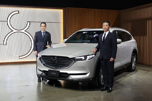 มาสด้าเปิดตัว NEW MAZDA CX-8 ครอสโอเวอร์อเนกประสงค์ระดับพรีเมี่ยมแบบ 3 แถว ดีไซน์ใหม่สุดหรู เทคโนโลยีใหม่เต็มคัน ตอบโจทย์ความต้องการของครอบครัว