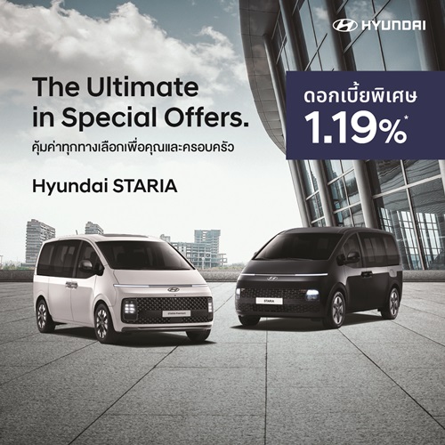 HYUNDAI Happy Choice เลือกโปรในแบบที่ใช่ และพบกับโรดโชว์ทั่วประเทศ ให้คุณสัมผัสรถยนต์ฮุนไดได้สะดวกกว่าเคย 