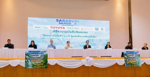 โตโยต้า ร่วมลงนามความร่วมมือ สระบุรีแซนด์บ็อกซ์  รวมพลังสร้างเมืองคาร์บอนต่ำแห่งแรกของประเทศไทย ภายใต้แนวคิดโตโยต้า 60 ปี ชุมชนสิ่งแวดล้อมยั่งยืน