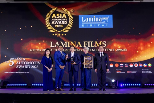 &ldquo;ลามิน่าฟิล์ม&rdquo; คว้ารางวัลรับรางวัลเกียรติยศระดับภูมิภาคเอเชีย พิสูจน์ความสำเร็จของแบรนด์อันดับ 1 ที่ได้รับการยอมรับจากผู้บริโภคอย่างแท้จริง 