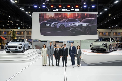 ปอร์เช่ ประเทศไทย เปิดราคา คาเยนน์ อิเล็กทริค อย่างเป็นทางการในไทย ที่งานบางกอก อินเตอร์เนชั่นแนล มอเตอร์โชว์ ครั้งที่ 47 