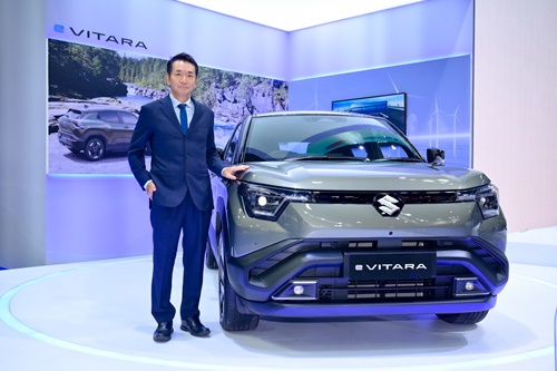 ซูซูกิ เปิดราคา ALL NEW SUZUKI e VITARA ไอคอนิก EV 100% รุ่นแรก ผสาน DNA SUV กับระบบขับเคลื่อน 4 ล้อ ดีไซน์สปอร์ต เริ่มต้น 2,890,000 บาท