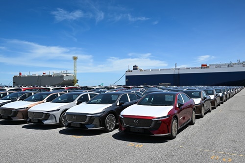 The All-Electric Mazda6e มาถึงประเทศไทยแล้ว  พร้อมส่งมอบให้ลูกค้าเร็ว ๆ นี้ 