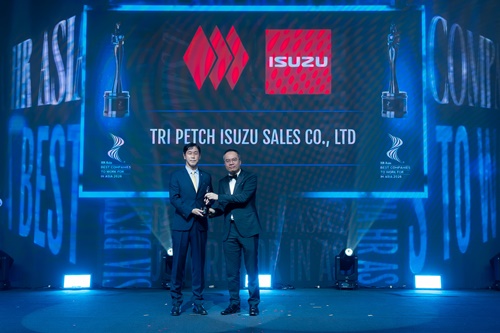 ตรีเพชรอีซูซุเซลส์ คว้ารางวัล &ldquo;HR Asia Sustainable Workplace Awards 2026&rdquo; สะท้อนองค์กรแห่งการเรียนรู้และเติบโตเคียงคู่สังคมอย่างยั่งยืน