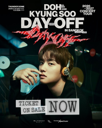 นับถอยหลังสู่วัน &ldquo;พักใจ&rdquo; กับ &ldquo;โด คยองซู&rdquo; DAY-OFF IN BANGKOK ชวนแฟนไทยเตรียมฟินแบบใกล้ชิด 14-15 พ.ย. นี้ 
